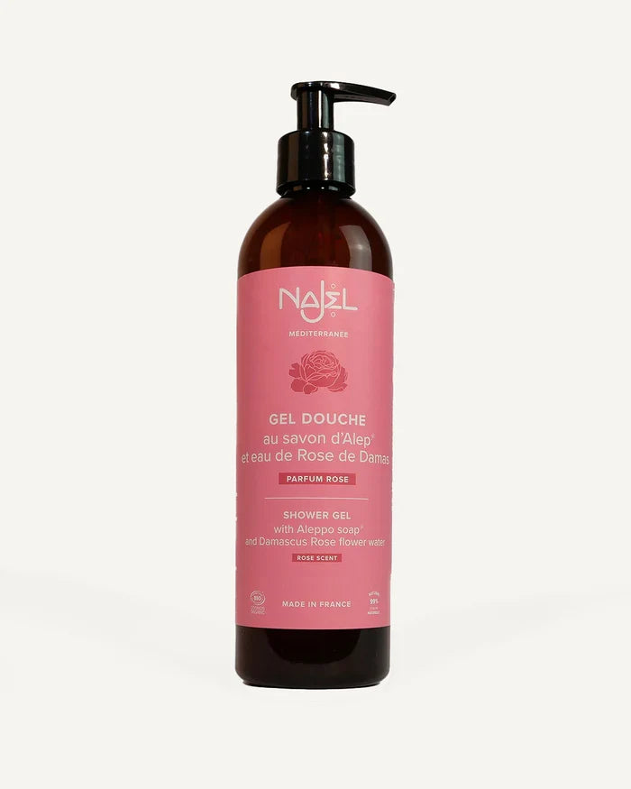 Hydrating rose shower gel for soft smooth skin