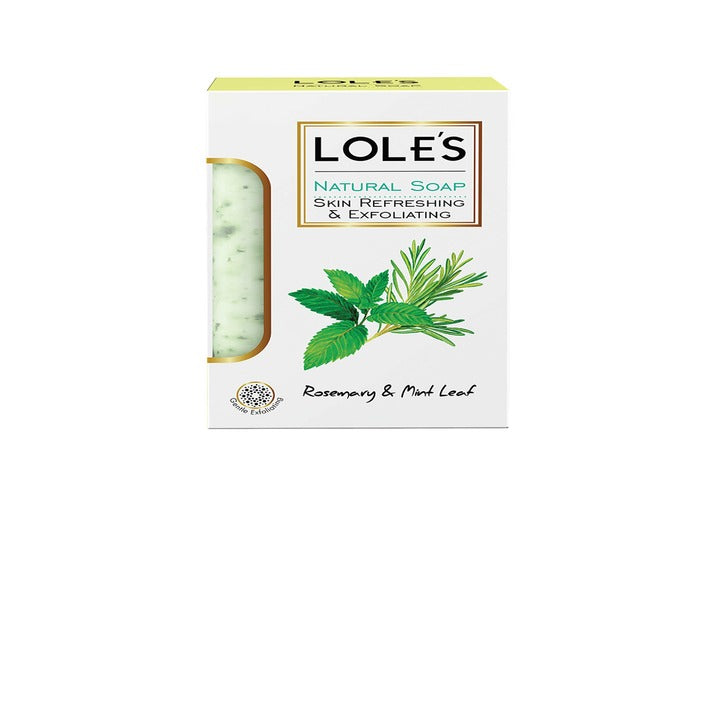 Lole's Natural Rosemary &amp; Mint Leaf Soap 150g