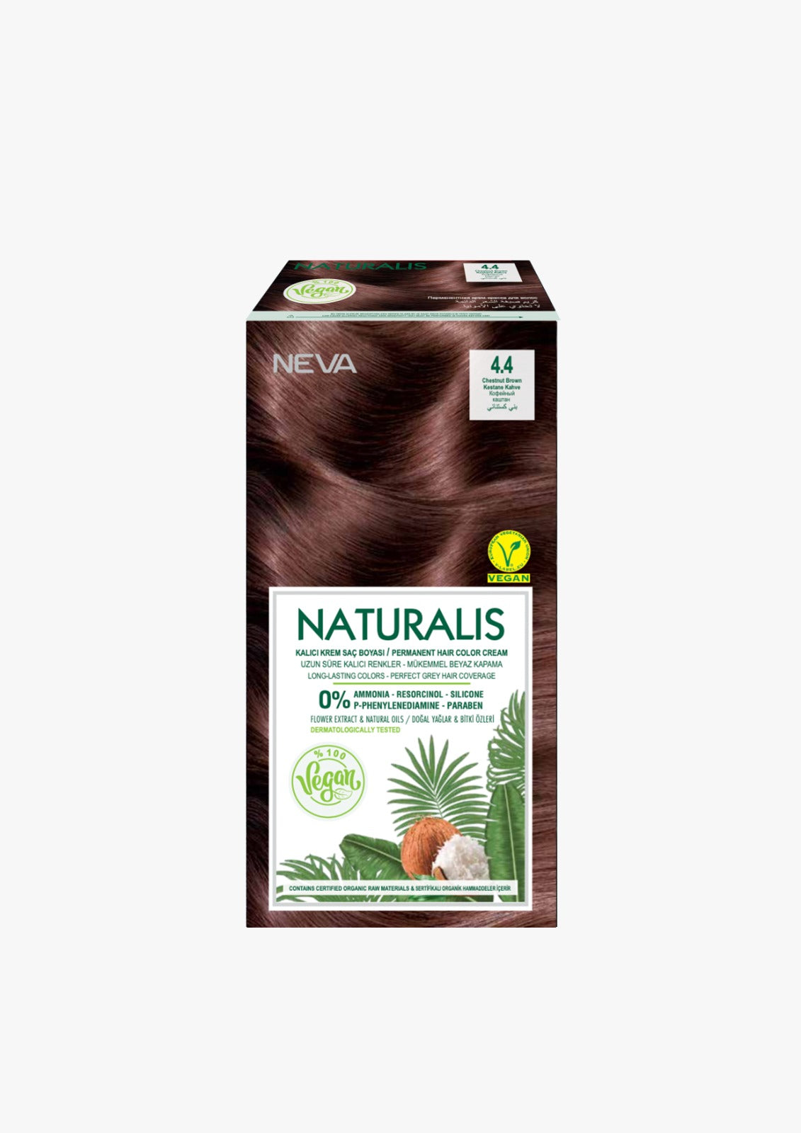 Naturalis Hair Colour Chestnut Brown 4.4