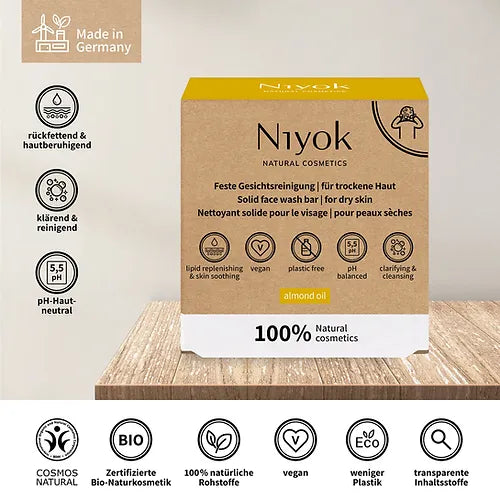 Niyok Face Wash Bar-Almond Oil