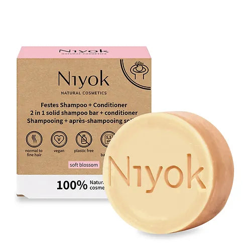 Niyok 2 In 1 Shampoo Bar + Conditioner - Soft Bloosom