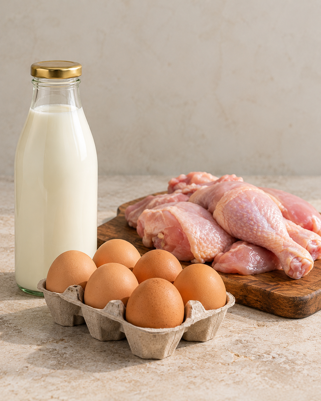 Dairy, Eggs & Meat