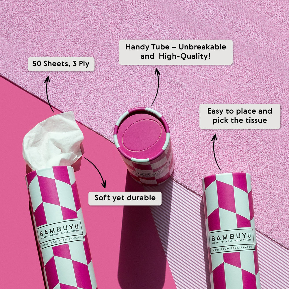 Bambuyu Car Facial Tissue Box