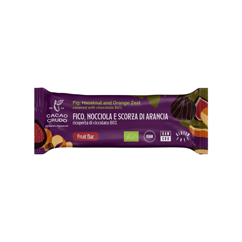 Organic Dark Chocolate Covered Figs &amp; Hazelnuts - 30 G