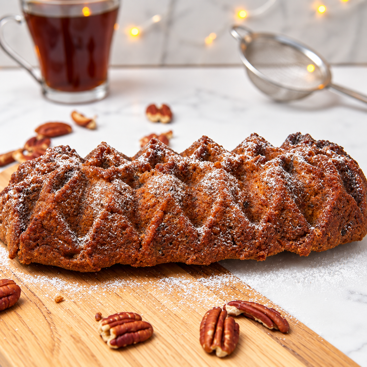 Carrot & Pecan Teacake 500g – moist spiced loaf cake with pecans