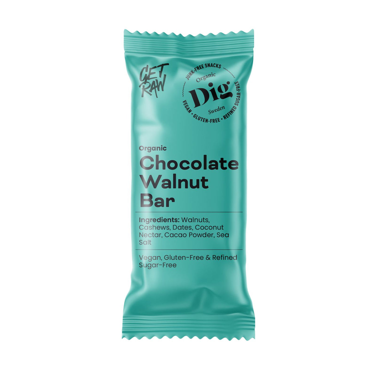 Organic Chocolate Walnut Bar 42g