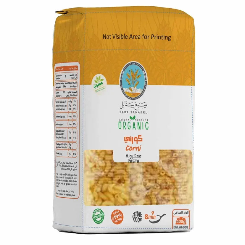 Organic Corni Pasta 400 g