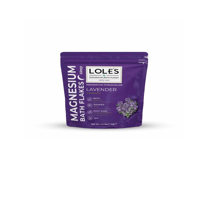 Lole's Magnesium Bath Flakes Lavender 1kg