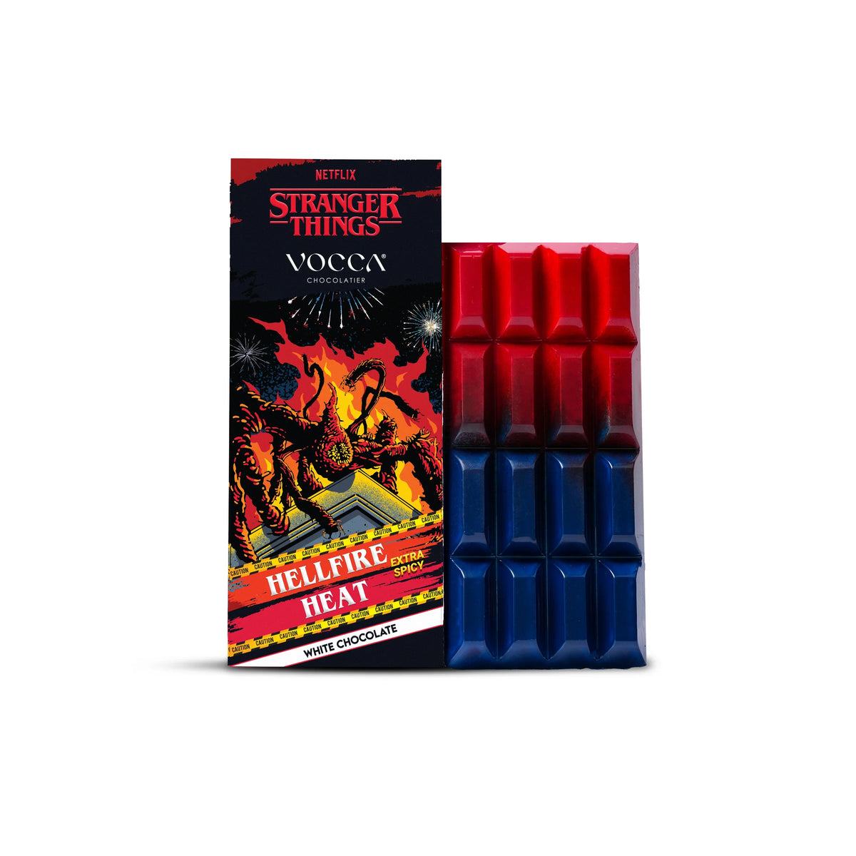 Hellfire Heat in White Chocolate 100g – spicy chili white chocolate bar