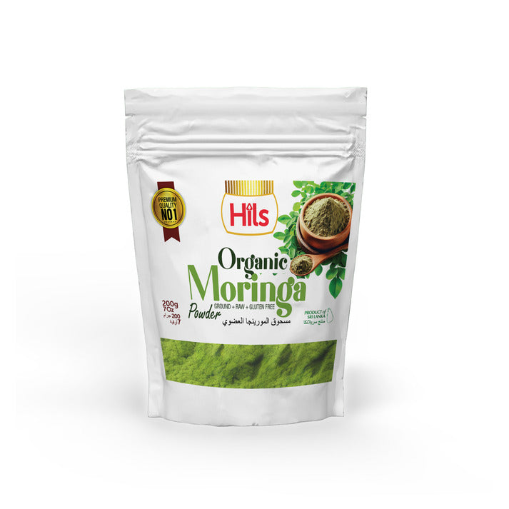 Hils Organic Moringa Powder 200g – pure nutrient-rich superfood