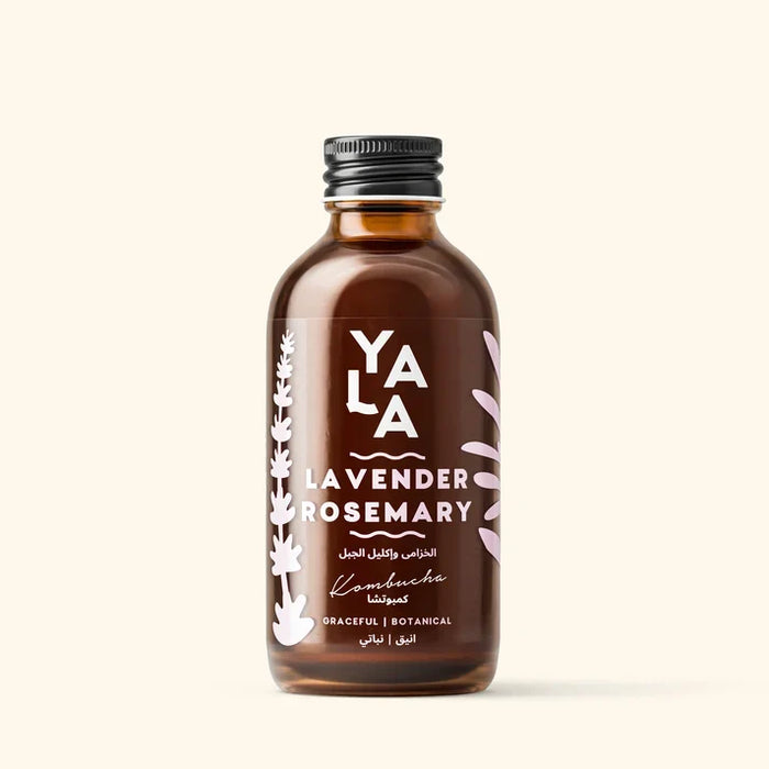 Lavender & Rosemary Yala Kombucha 250ml – botanical probiotic fermented tea