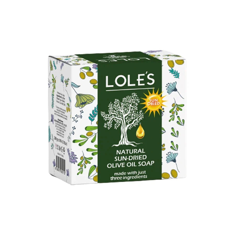 Lole's Natural Sun- Dried Olive Oil Soap 200g