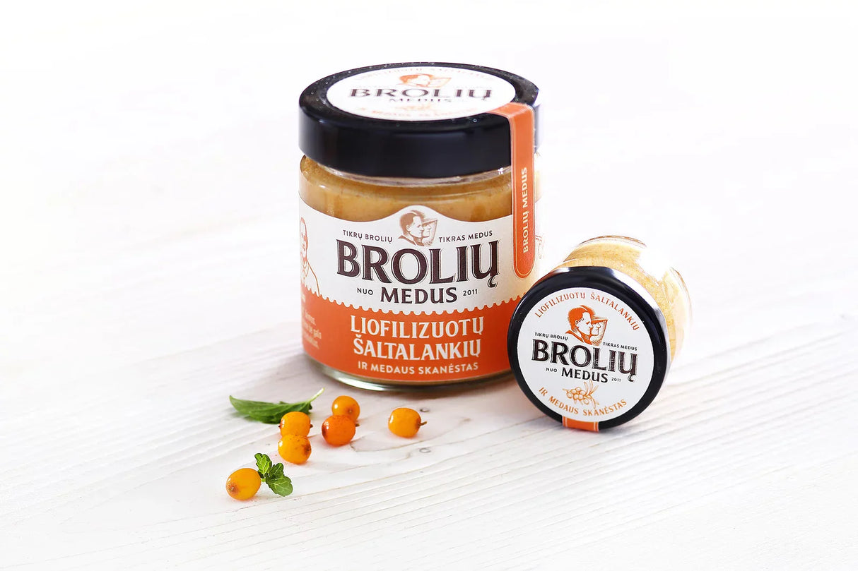 Honey with sea buckthorn 200g