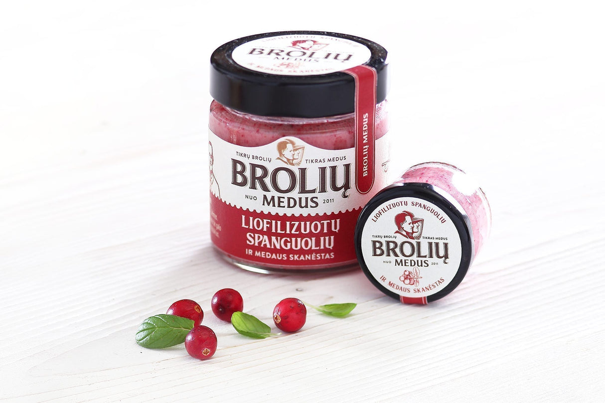 Honey with cranberries 200g