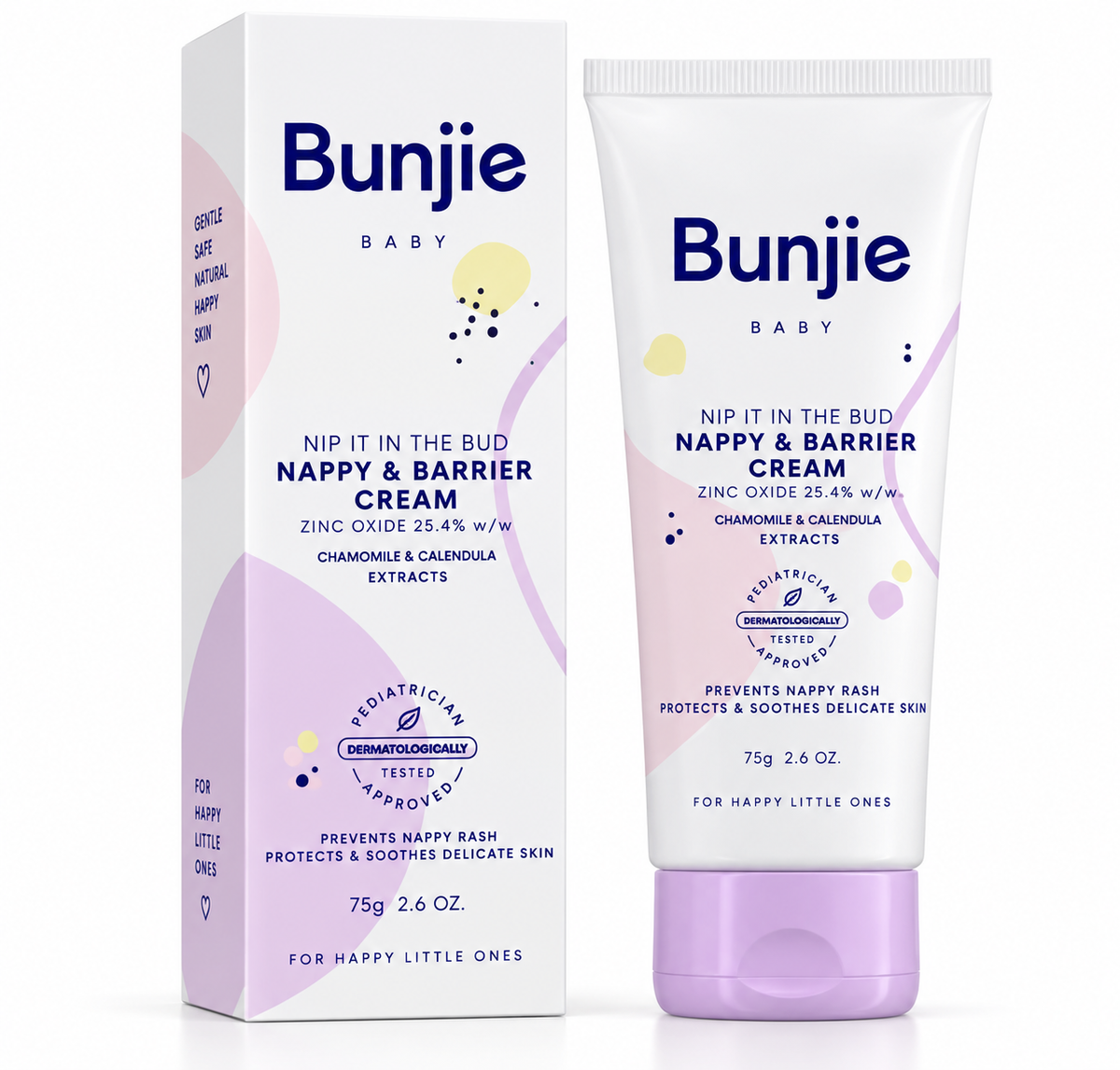 Nappy & Barrier Cream 250g – soothing fragrance-free probiotic baby skincare