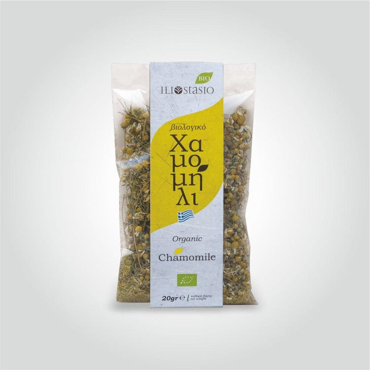 Organic Chamomile from Crete 20g – pure herbal calming tea