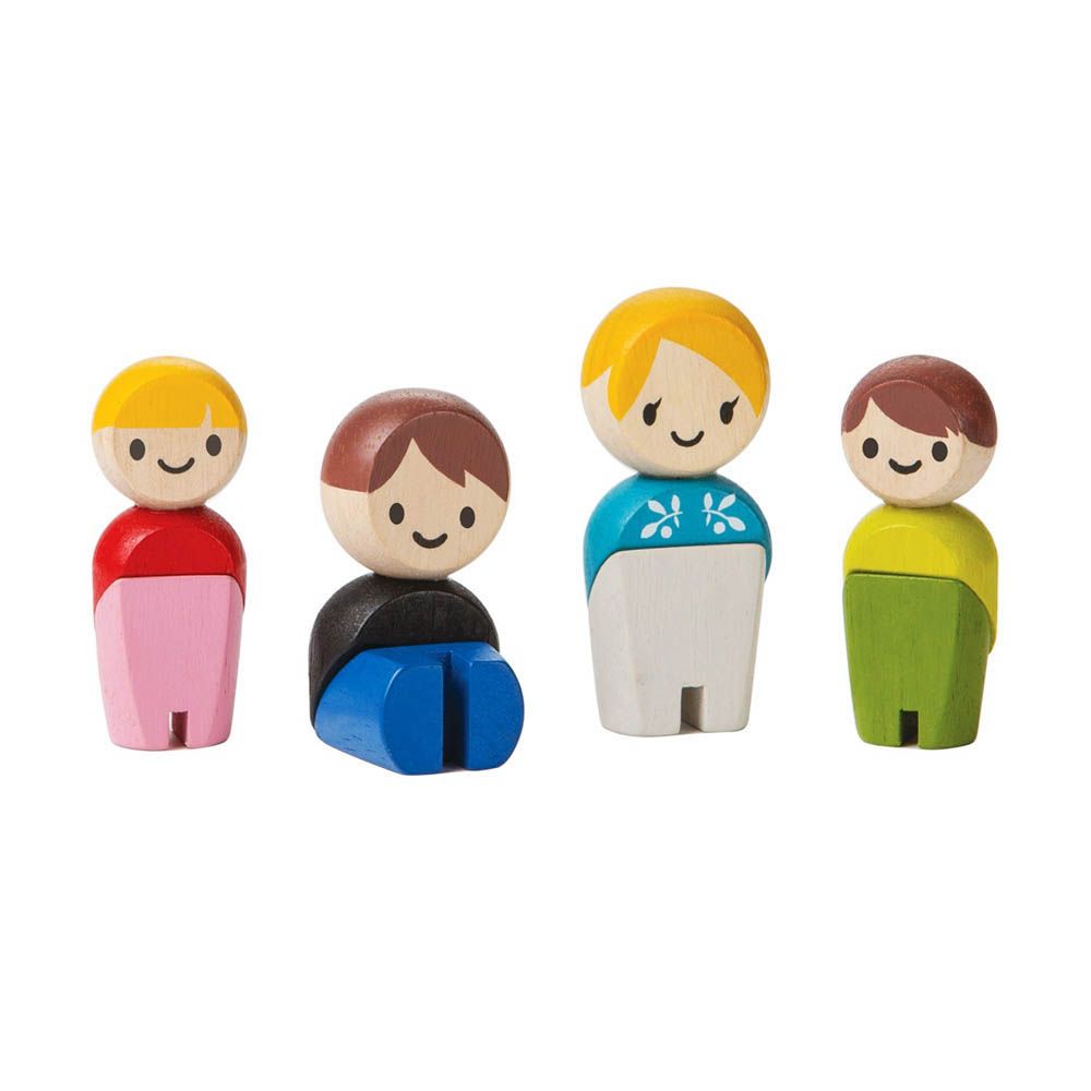 PlanToys Family II European Family Set – Ages 3+
