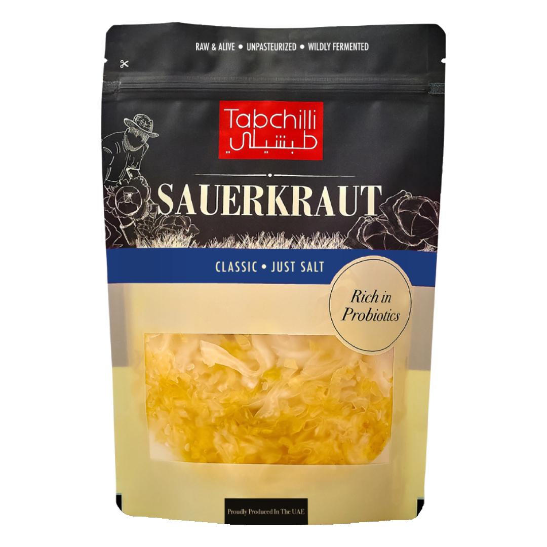 Sauerkraut Classic Just Salt 500g – naturally fermented probiotic cabbage