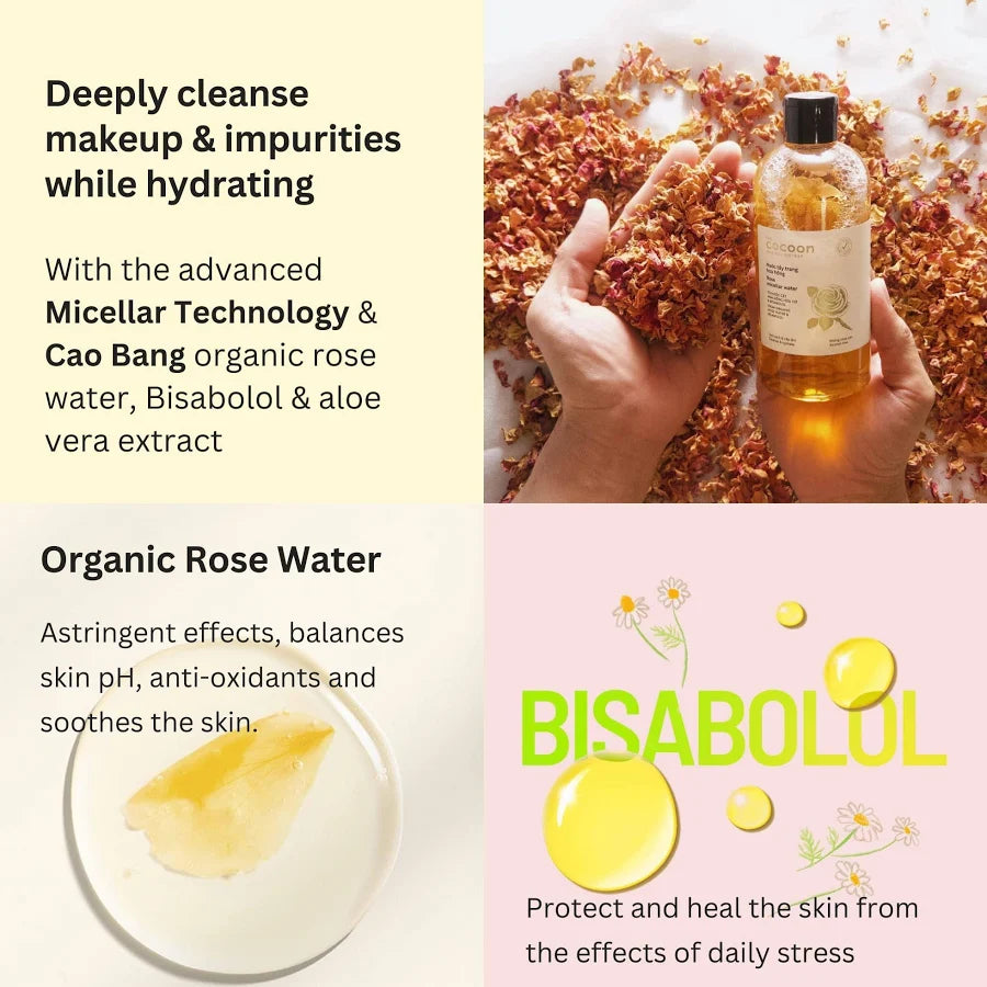 The Cocoon -Rose Micellar Water 140ml