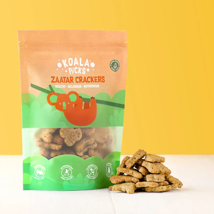 Zaatar Crackers 120g – crispy herb-spiced crackers