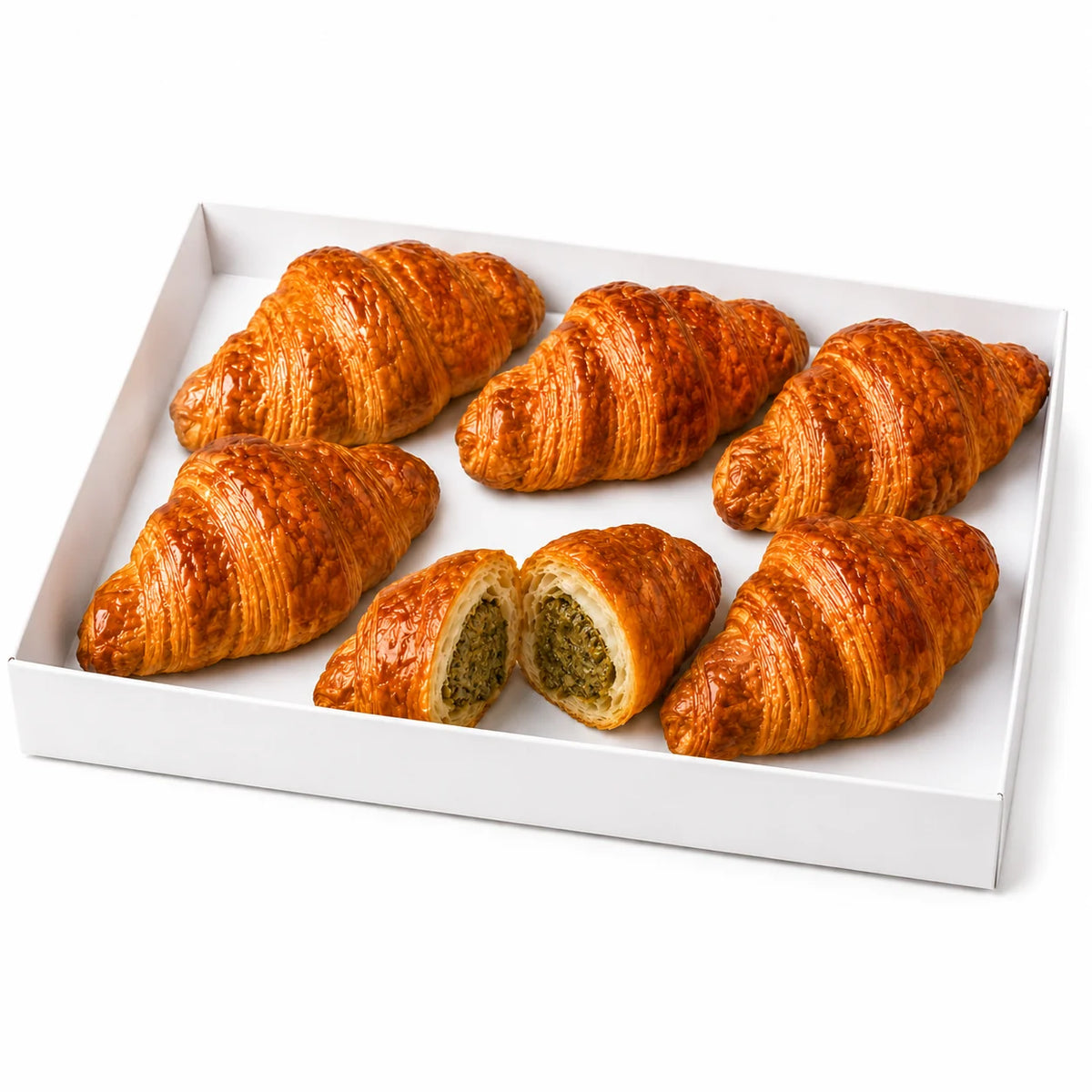 Organic Croissant Zaatar 6 Pieces